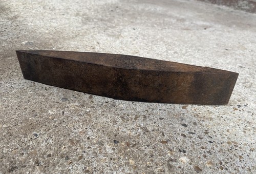 Antique iron millwrights stone - iron,