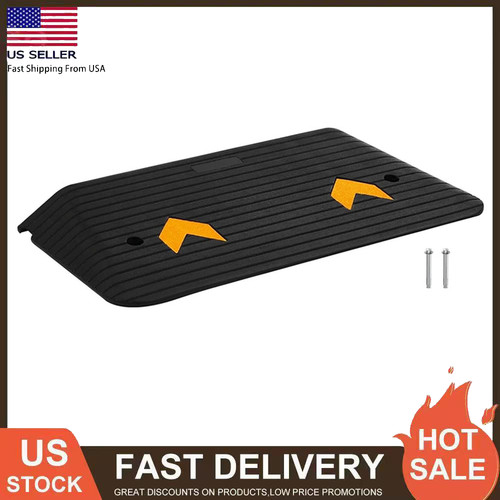 Rubber threshold ramp - 4", rise
