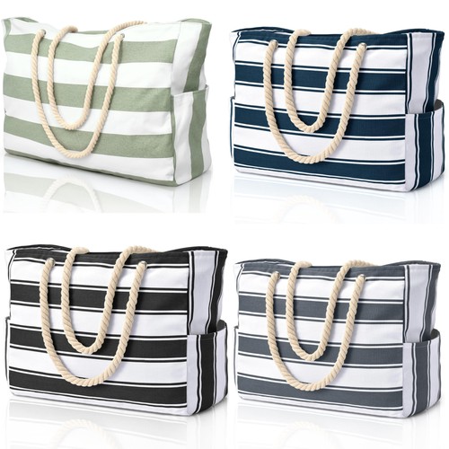Women large stripe beach - women,