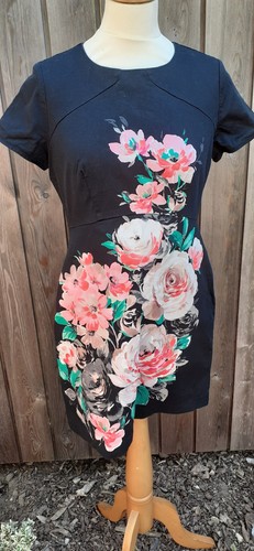 Oasis neon rose cotton shift - rose,
