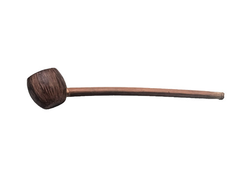 Vintage wooden churchwarden - vintage,