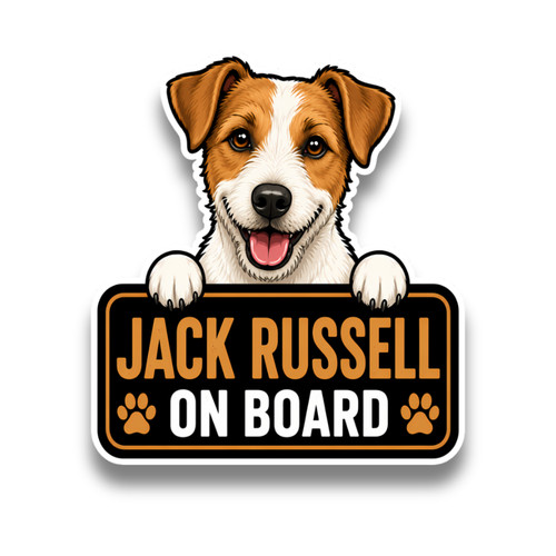 Cute jack russell dog board - cute,