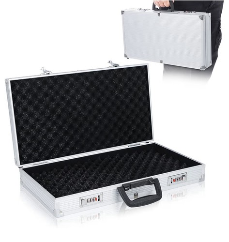 Aluminium boxs secured pistol - ,