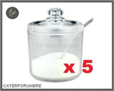 5 SUGAR BOWL LID JAR ACRYLIC