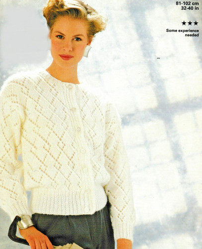 638 lady lacy cardigan - 638, lady's
