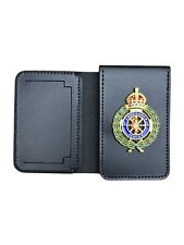 Ambulance Service Leather Warrant Card Holder - Kings Crown