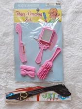Vintage Toy Hair Dressing Set and Plane