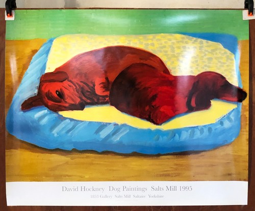 David hockney original poster - original,