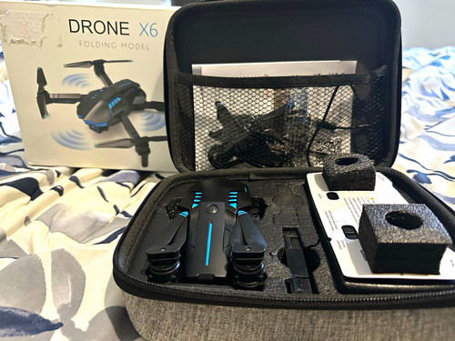 Folding quadcopter drone - folding,