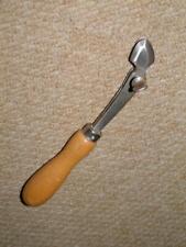 Antique 'G.Barnsley' Saddlers Cobblers Leather Screw Double Creasing Iron Tool