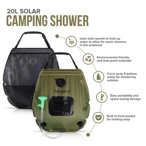 20l solar power water shower - power,