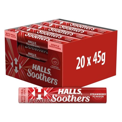 Halls soothers strawberry - halls,