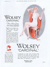 WOLSEY Cardinal Ladies Underwear - Vintage Advertisement 1929 #4