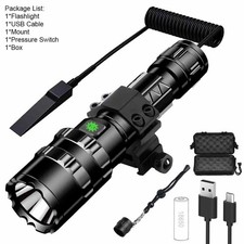 Led flashlight picatinny - flashlight,