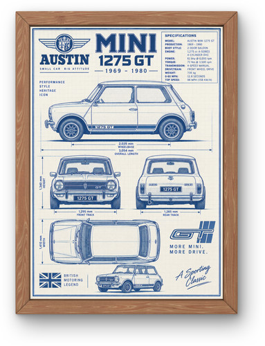 Austin mini 1275 blueprint - 1275,