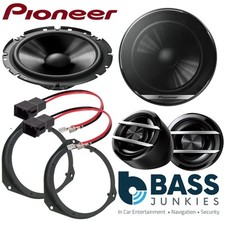 Pioneer Vauxhall Corsa E 2015-2019 600 Watts Component Front Door Car Speakers
