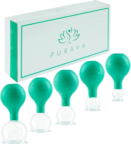 Purava cupping therapy set - purava,