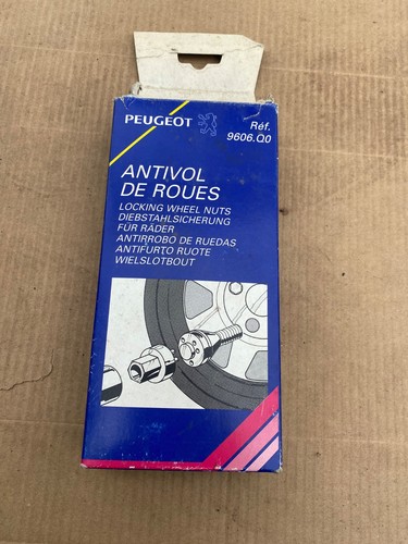 Peugeot locking wheel - locking, nuts