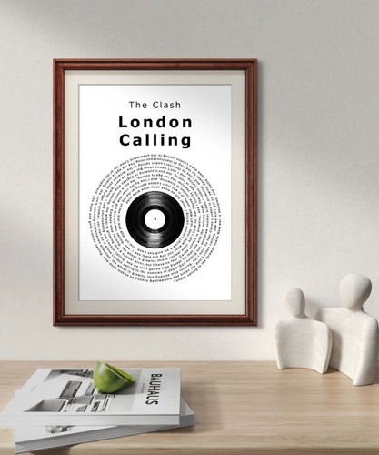 The clash poster london - the,