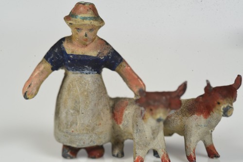 Antique miniature cold painted - miniature,