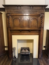 Antique Fireplace Fire