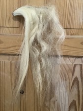 BLONDE NATURAL HORSE HAIR MANE