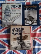 THREE FRENCH WARSHIP BOOKS