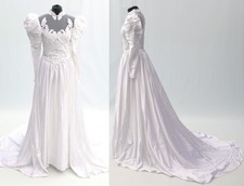 Vintage 80s Wedding Dress
