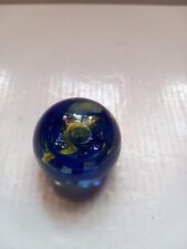 Scottish Borders Art Glass Roxburghshire Small Paperweight