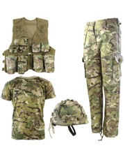 Boys Kids Army Outfit Trousers