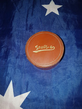 Real Leather Vintage Studs Box For Gentlemen's Cufflinks & Trinkets