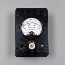 VINTAGE OB MCCLINTOCK MODEL 3240 BAKELITE VOLTMETER USA DC METER OHMS UNTESTED
