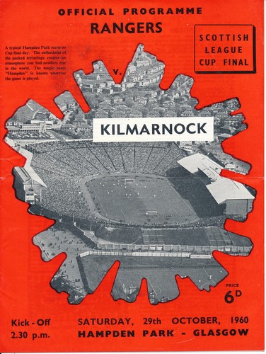 Scottish league cup final 1960 - cup,