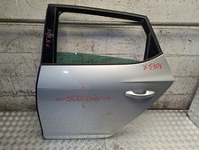 SEAT LEON MK3 5F 2017 DOOR REAR LEFT PASSENGER SIDE IN ICE SILVER LX7W