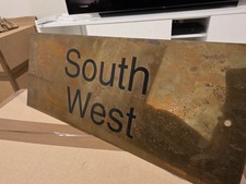 Brass South West Sign/Plaque