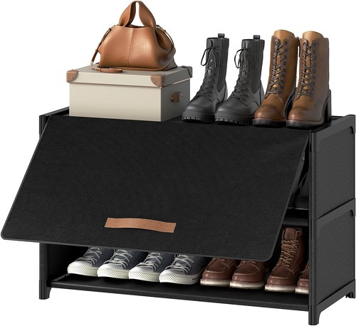Tier shoe cabinet with door - tier,