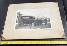 Rare 1928 Photo Clayton Steam Wagon On Watling Estate London Hendon With Names