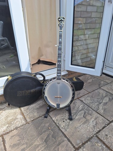 Deering calico string banjo - deering,