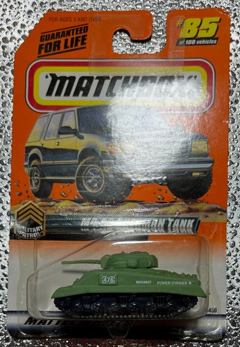 Sherman tank matchbox - a3,