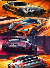 B1 - RACING CARS - Childrens