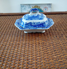 Spode blue italian miniature - blue,