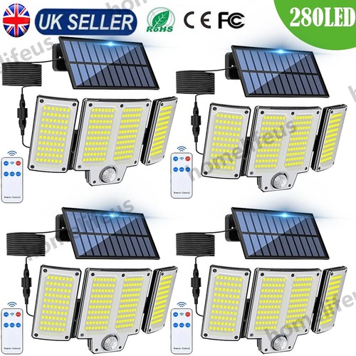 280led solar panel pir - 280led,