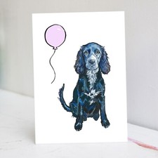 Cocker Spaniel Birthday Card -