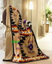 Navajo Print Camel Throw