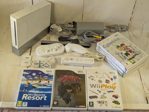 Nintendo wii console white - console,