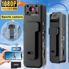 WiFi 4K Camera Camcorder 1080P Body Police Cam + Audio Video DVR IR Night Cam UK