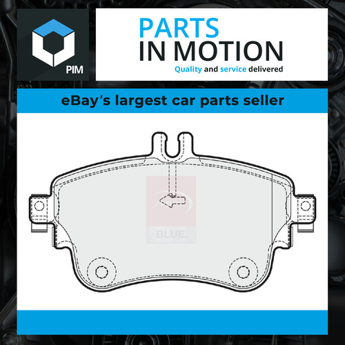 Brake pads set fits mercedes - set,