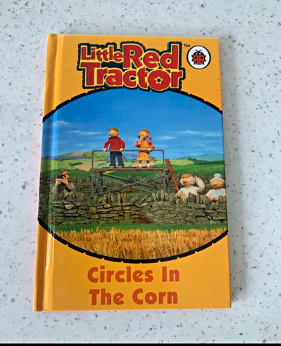 Little red tractor circles - red, in