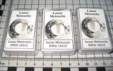 Lunar meteorite moon rock dust