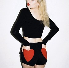 Lazy Oaf Black Heart Pocket